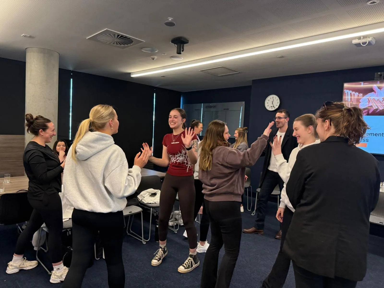 Participants in an Apex workshop activity